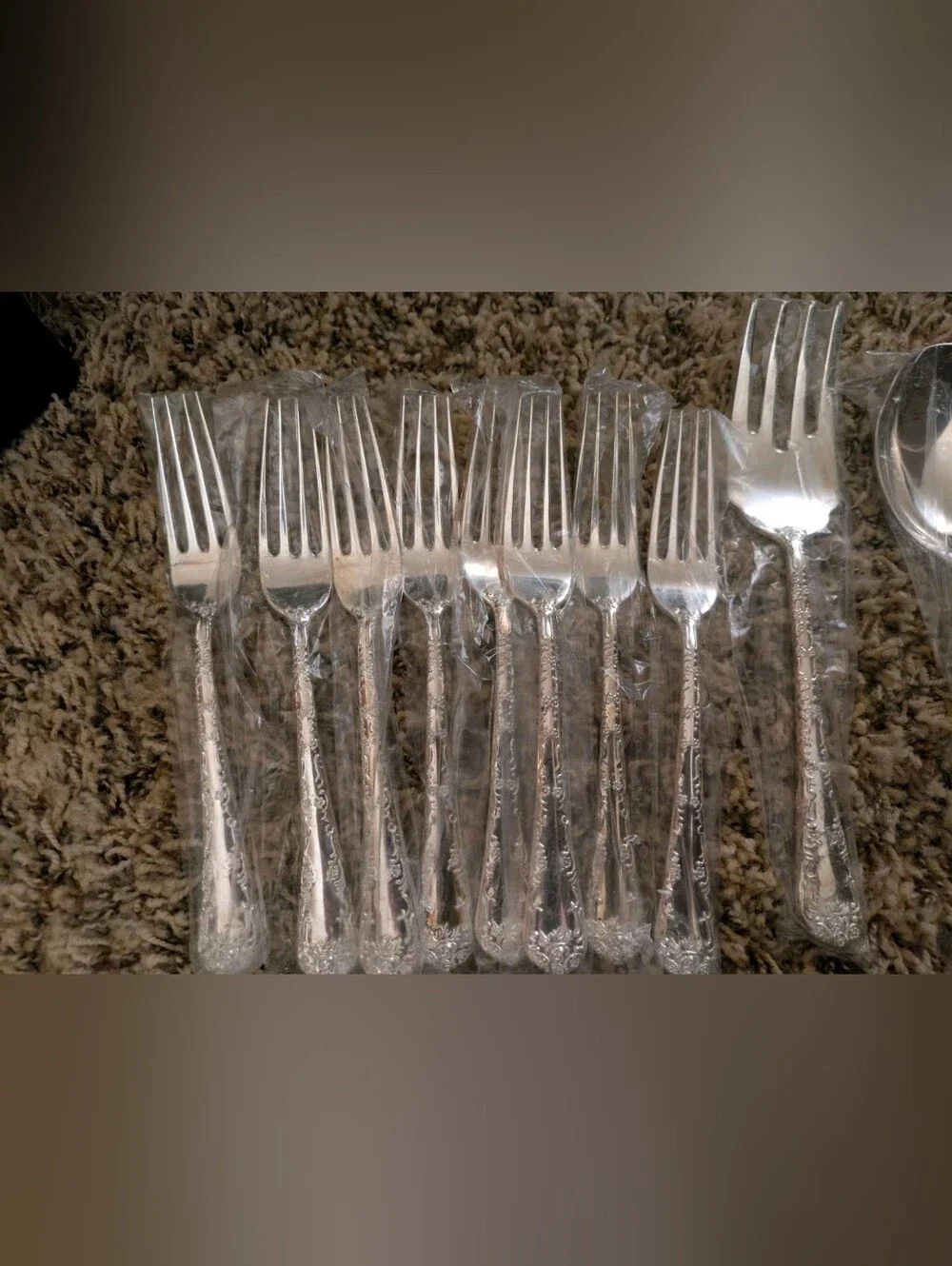 WM. Rogers & Son Silver-Tone Polished Flatware Set